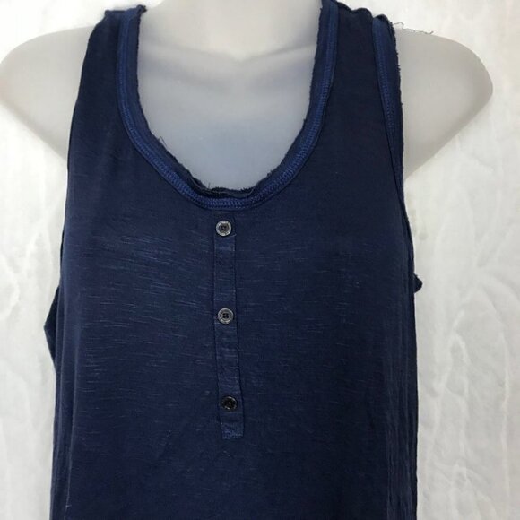 Nanette Lepore Navy Blue  Tank Top Size M - Picture 3 of 7